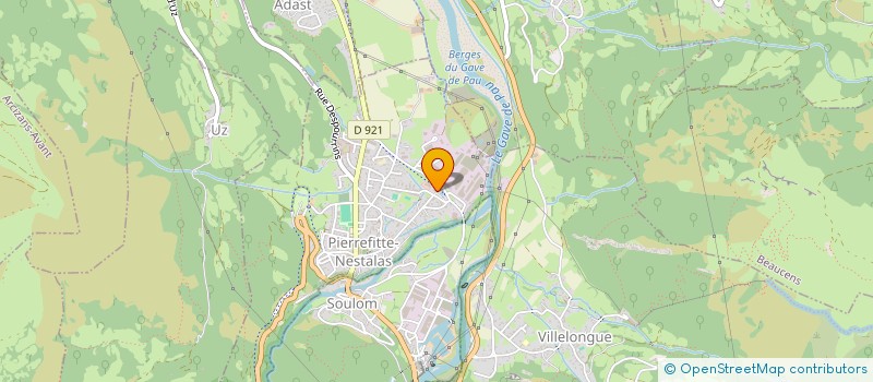 localisation de l'entreprise MADAME PATRICIA PABLO  PIERREFITTE-NESTALAS