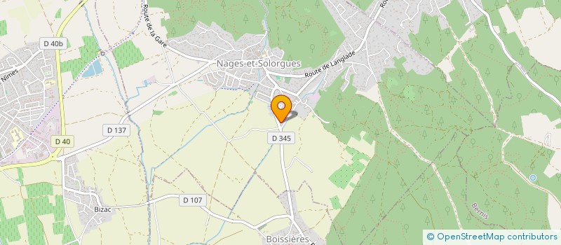 localisation de l'entreprise MADAME PATRICIA PAGES  NAGES-ET-SOLORGUES