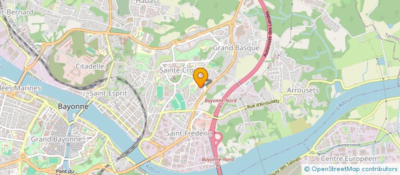 localisation de l'entreprise MADAME PATRICIA PAIXAO  BAYONNE