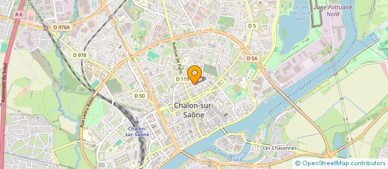 localisation de l'entreprise MADAME PATRICIA PALABAUD à CHALON-SUR-SAONE