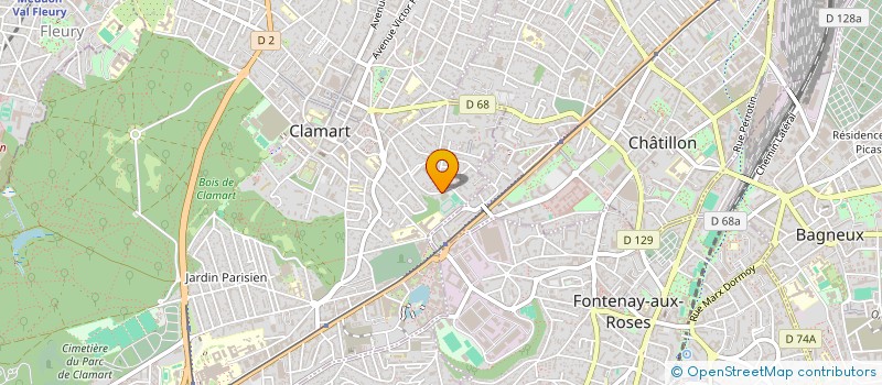 localisation de l'entreprise MADAME PATRICIA PARAIRE à CLAMART