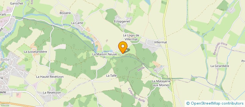 localisation de l'entreprise MADAME PATRICIA PARDESSUS à BEAUSSAIS-VITRE