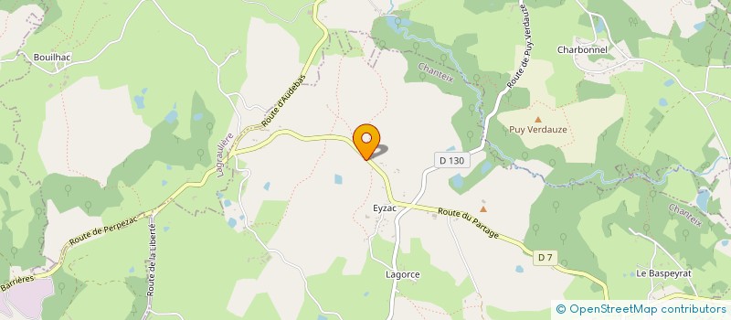 localisation de l'entreprise MADAME PATRICIA PARENT  CHANTEIX