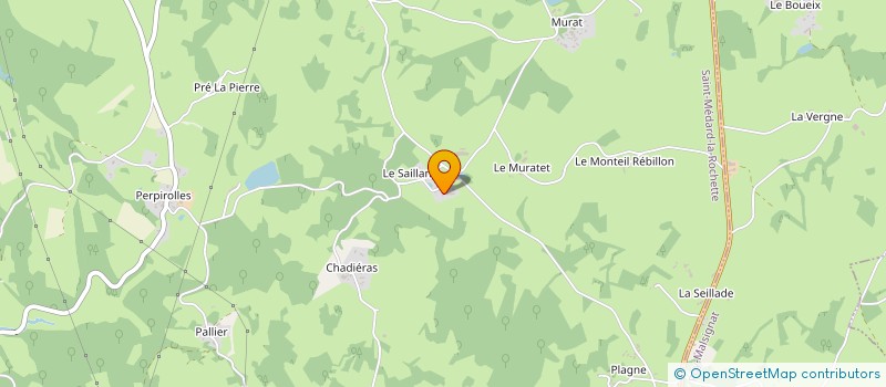 localisation de l'entreprise MADAME PATRICIA PARINET  SAINT-MEDARD-LA-ROCHETTE