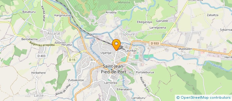 localisation de l'entreprise MADAME PATRICIA PARIS  SAINT-JEAN-PIED-DE-PORT