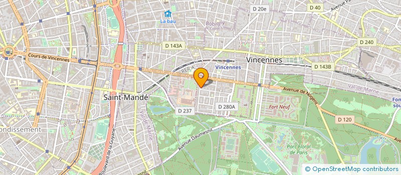 localisation de l'entreprise MADAME PATRICIA PARISI à VINCENNES