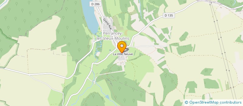 localisation de l'entreprise MADAME PATRICIA PARISOT à PERRANCEY-LES-VIEUX-MOULINS