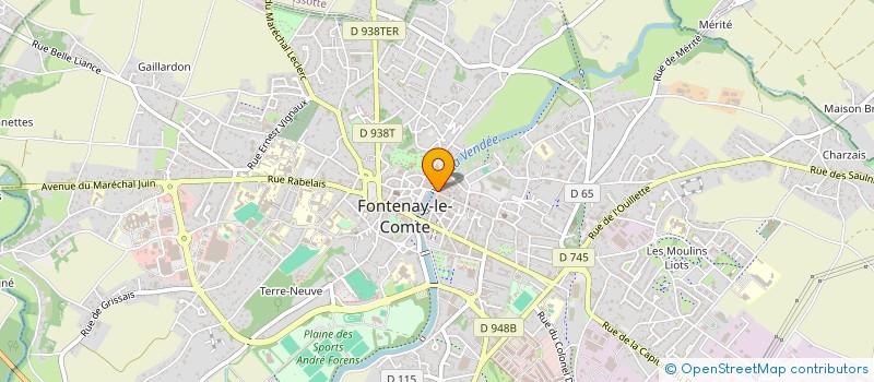 localisation de l'entreprise MADAME PATRICIA PARPAILLON à FONTENAY-LE-COMTE