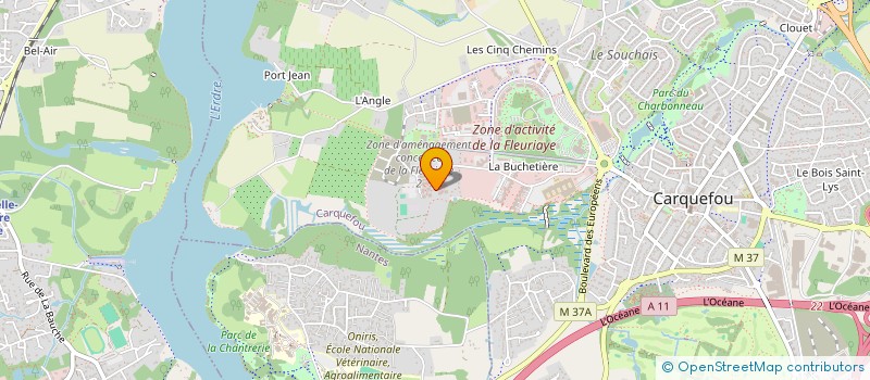 localisation de l'entreprise MADAME PATRICIA PARQUE  CARQUEFOU