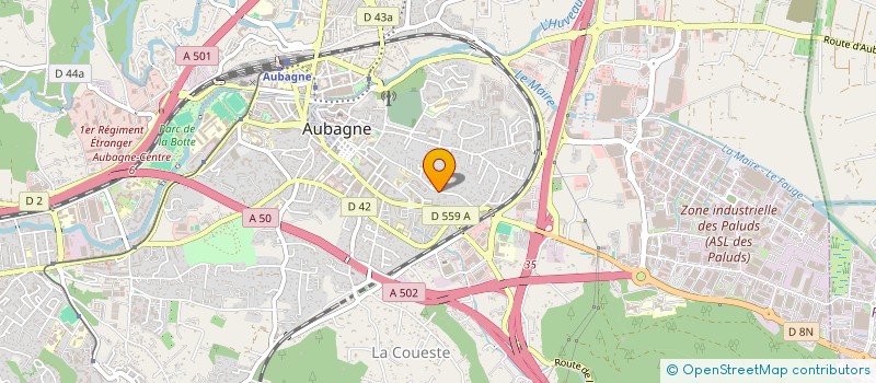 localisation de l'entreprise MADAME PATRICIA PARRA  AUBAGNE