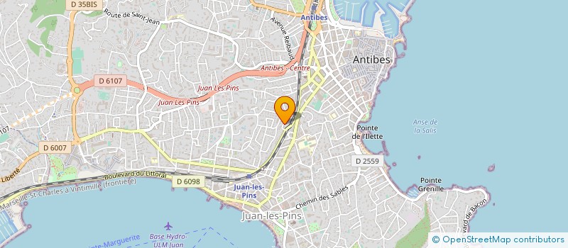 localisation de l'entreprise MADAME PATRICIA PASSANNANTE  ANTIBES