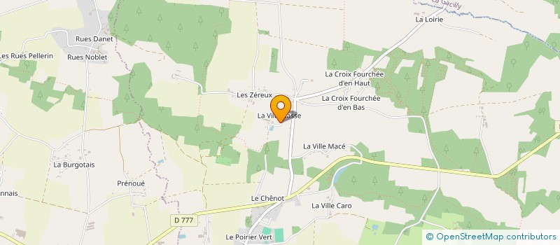 localisation de l'entreprise MADAME PATRICIA PASTRANA à LES FOUGERETS