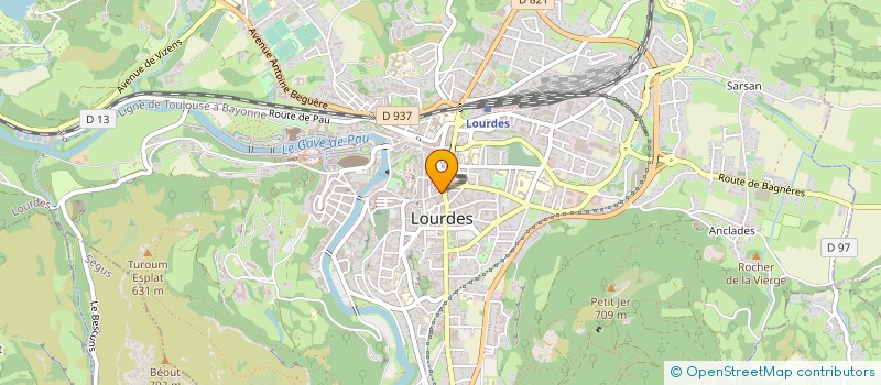 localisation de l'entreprise MADAME PATRICIA PAUTHIER à LOURDES