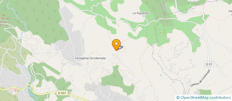 localisation de l'entreprise MADAME PATRICIA PAYOUX  FLAYOSC