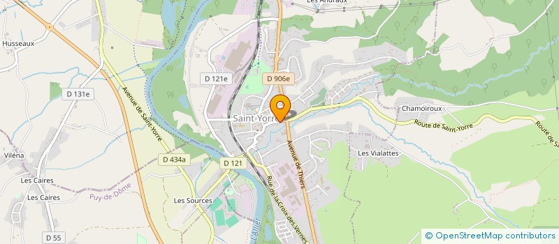 localisation de l'entreprise MADAME PATRICIA PEAN à SAINT-YORRE