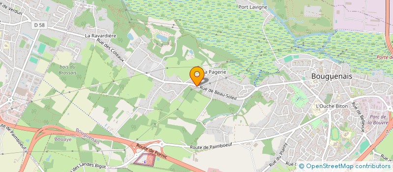 localisation de l'entreprise MADAME PATRICIA PECOT à BOUGUENAIS