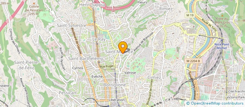 localisation de l'entreprise MADAME PATRICIA PEDDITZI à NICE