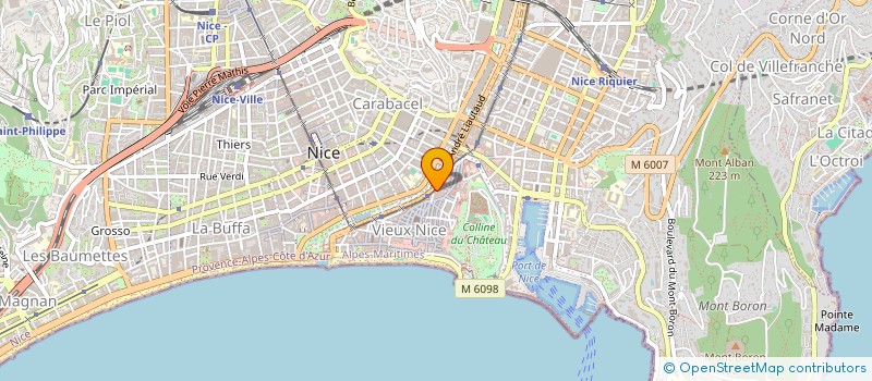localisation de l'entreprise MADAME PATRICIA PEDEMONTE à NICE