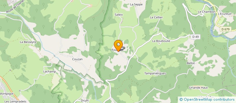 localisation de l'entreprise MADAME PATRICIA PEIG à ANTIGNAC
