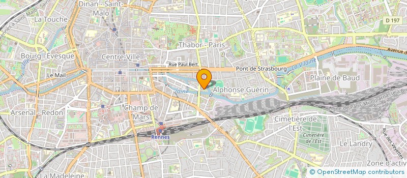 localisation de l'entreprise MADAME PATRICIA PENVERN  RENNES