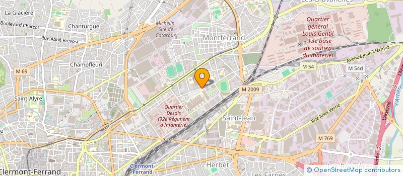 localisation de l'entreprise MADAME PATRICIA PEPIN  CLERMONT-FERRAND