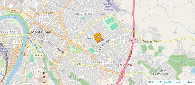 localisation de l'entreprise MADAME PATRICIA PERDREAU  MONTAUBAN