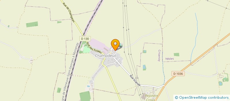 localisation de l'entreprise MADAME PATRICIA PEREIRA GOMES  CHAMPDEUIL