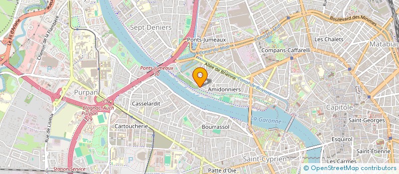 localisation de l'entreprise MADAME PATRICIA PERES  TOULOUSE