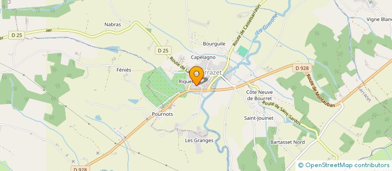 localisation de l'entreprise MADAME PATRICIA PEREZ  LARRAZET