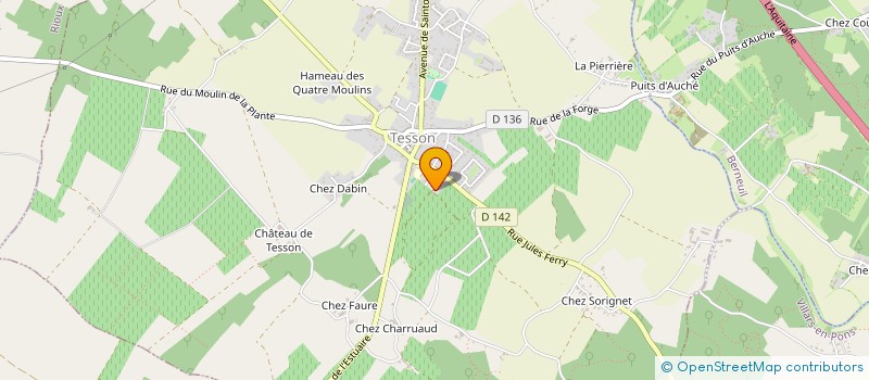 localisation de l'entreprise MADAME PATRICIA PERINO  TESSON