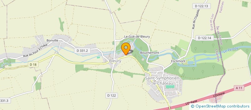 localisation de l'entreprise MADAME PATRICIA PERRAULT à AUNEAU-BLEURY-SAINT-SYMPHORIEN