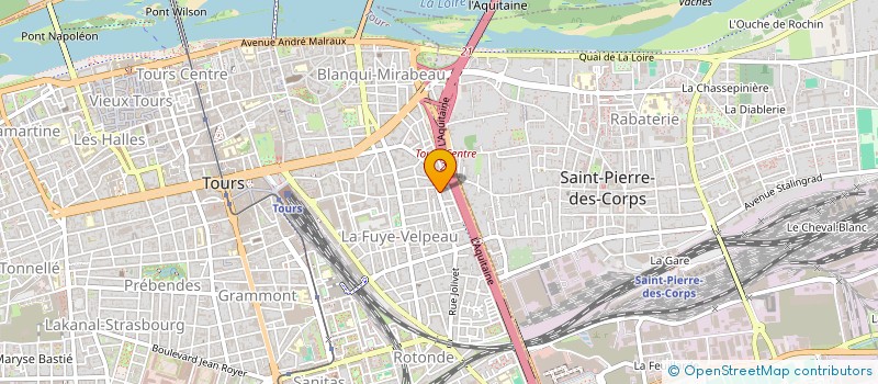 localisation de l'entreprise MADAME PATRICIA PERRIER  TOURS