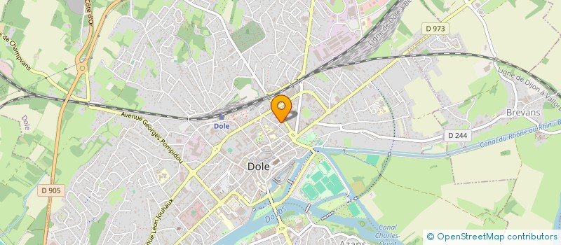 localisation de l'entreprise MADAME PATRICIA PERRIN  DOLE