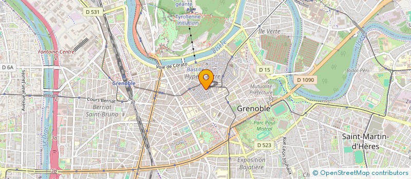 localisation de l'entreprise MADAME PATRICIA PERROTTE  GRENOBLE