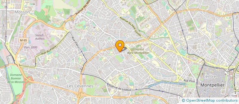 localisation de l'entreprise MADAME PATRICIA PESCHIERA à MONTPELLIER