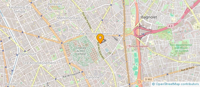 localisation de l'entreprise MADAME PATRICIA PETIBON  PARIS