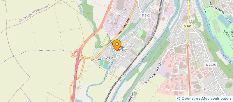 localisation de l'entreprise MADAME PATRICIA PEYTAVIN  VILLENOY