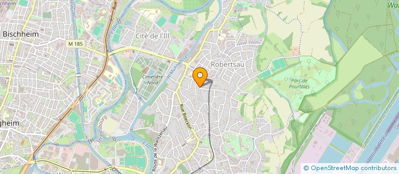 localisation de l'entreprise MADAME PATRICIA PFINGSTEN à STRASBOURG