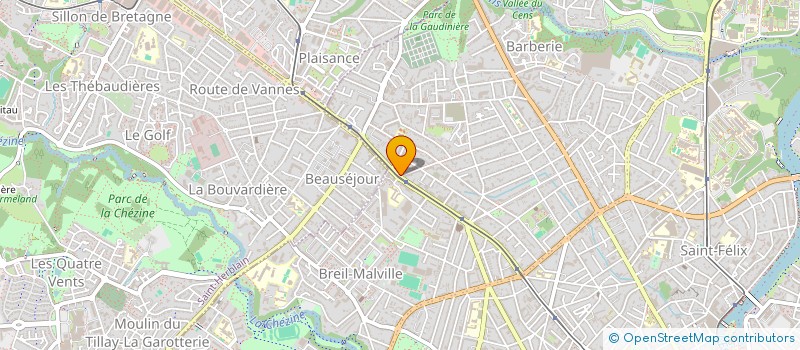 localisation de l'entreprise MADAME PATRICIA PHILIPPEAU à NANTES