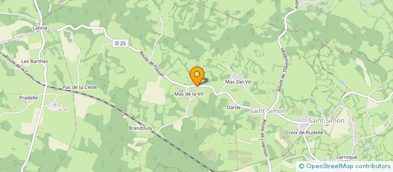 localisation de l'entreprise MADAME PATRICIA PICARD  SAINT-SIMON