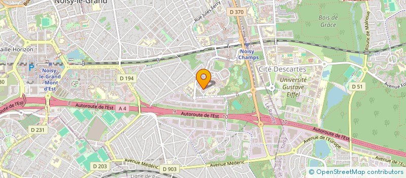 localisation de l'entreprise MADAME PATRICIA PIERRE ELIES  NOISY-LE-GRAND