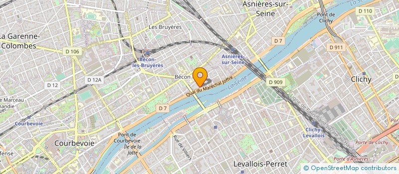localisation de l'entreprise MADAME PATRICIA PIERRE-FAVARD à COURBEVOIE