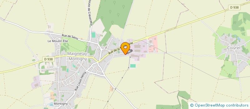 localisation de l'entreprise MADAME PATRICIA PILLON  MAIGNELAY-MONTIGNY