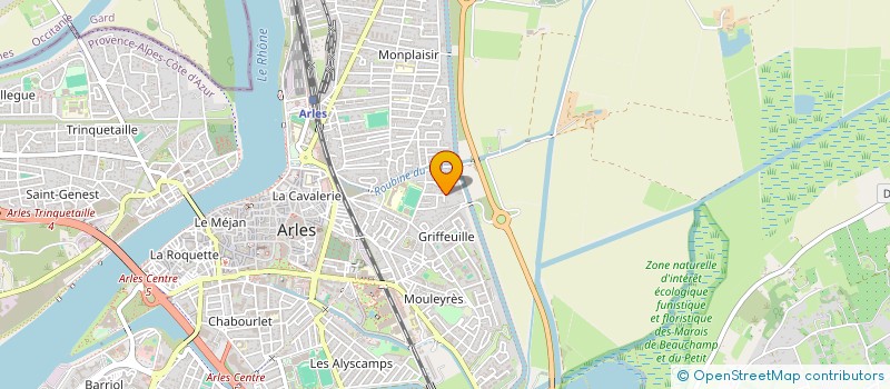 localisation de l'entreprise MADAME PATRICIA PINTER  ARLES