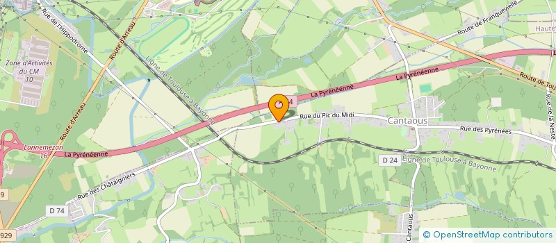 localisation de l'entreprise MADAME PATRICIA PIOT  CANTAOUS