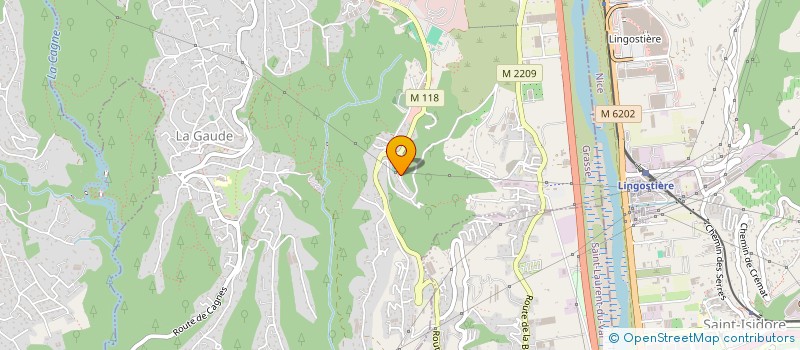 localisation de l'entreprise MADAME PATRICIA PITON  LA GAUDE