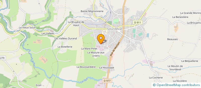 localisation de l'entreprise MADAME PATRICIA PLIHON  SOURDEVAL