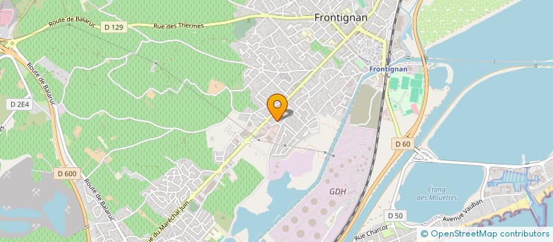 localisation de l'entreprise MADAME PATRICIA POLETTO à FRONTIGNAN