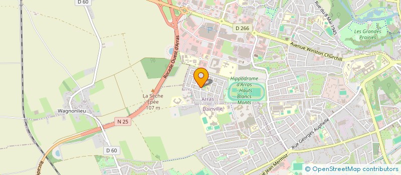 localisation de l'entreprise MADAME PATRICIA POLI à ARRAS