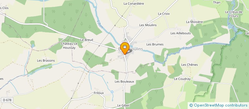 localisation de l'entreprise MADAME PATRICIA POMMIER à BONSMOULINS